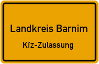 Zulassungstelle Landkreis Barnim